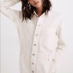Madewell Cream Jumpsuit